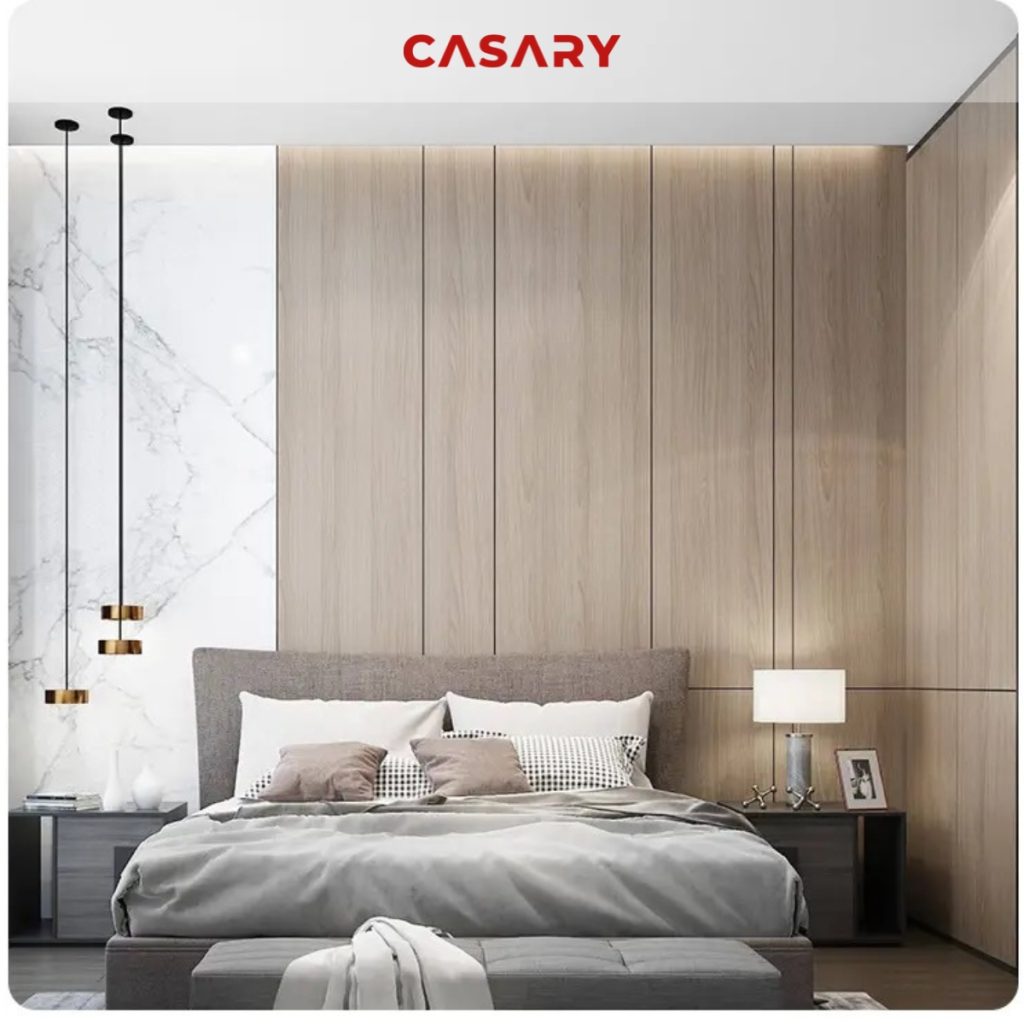 Tấm ốp than tre Casary màu PET-H507 17 Công trình thực tế tấm ốp than tre Casary