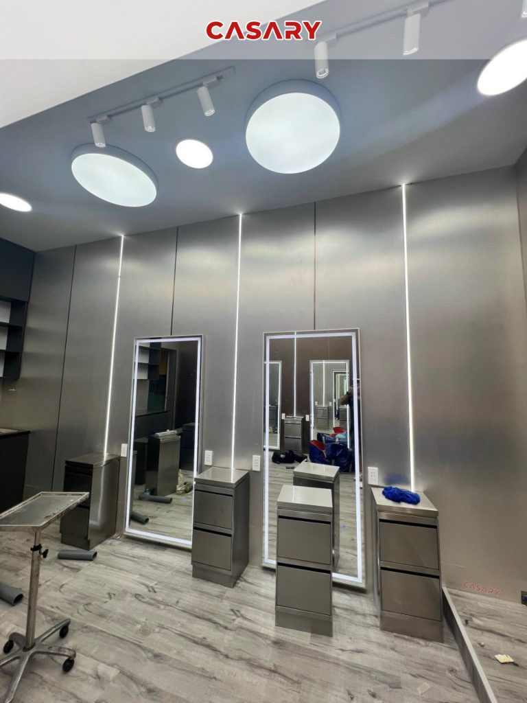 Tấm ốp than tre Casary màu B262 18 Công trình thực tế tấm ốp than tre Casary