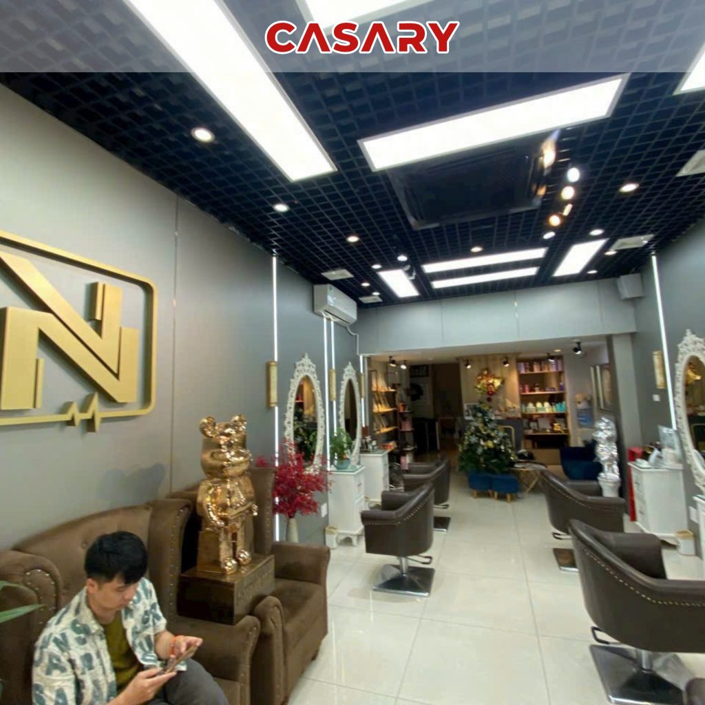 Công trình thưc tế tấm ốp than tre Casary