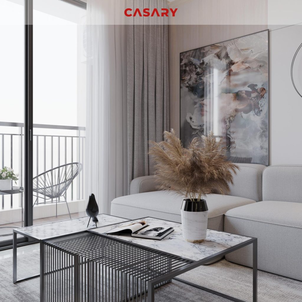 Công trình thưc tế tấm ốp than tre Casary