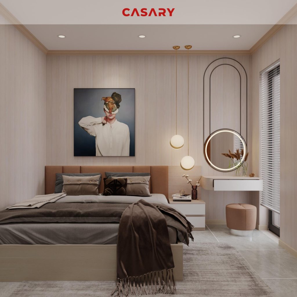Công trình thưc tế tấm ốp than tre Casary