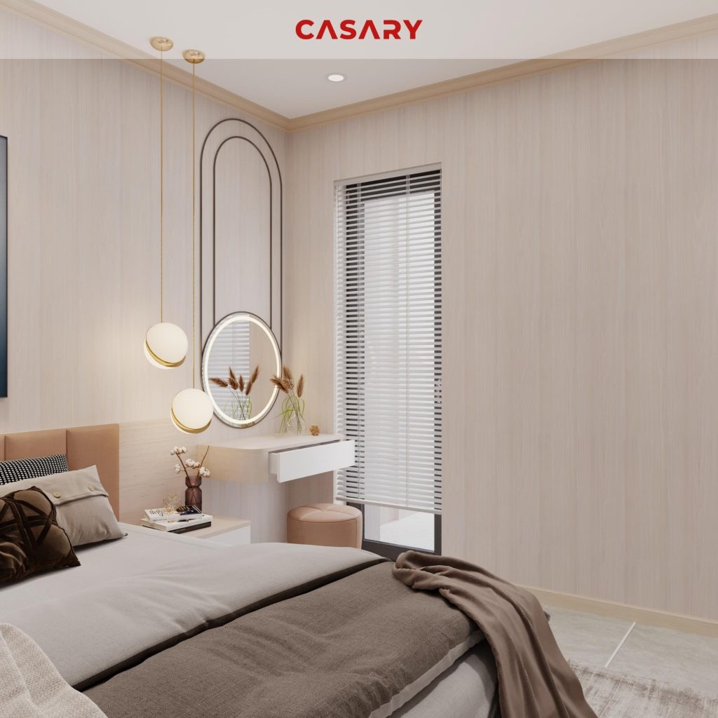 Công trình thưc tế tấm ốp than tre Casary