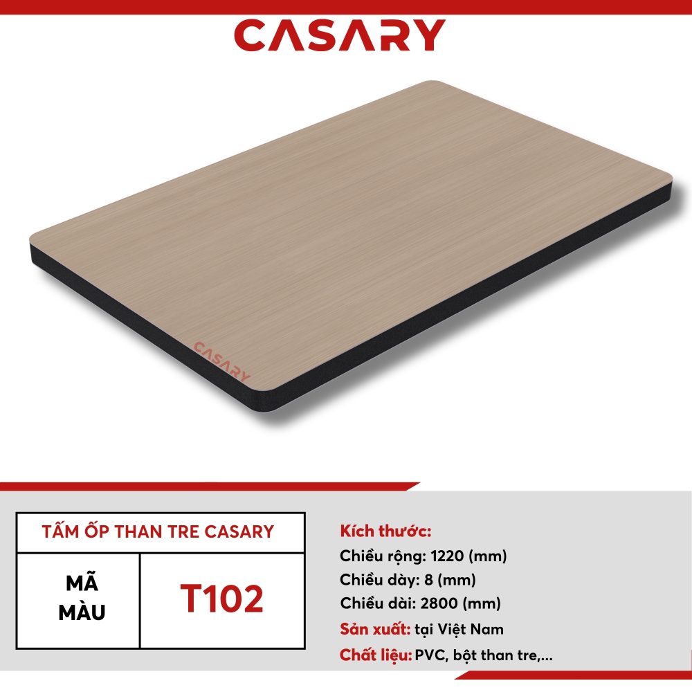 Tấm ốp than tre Casary màu T102