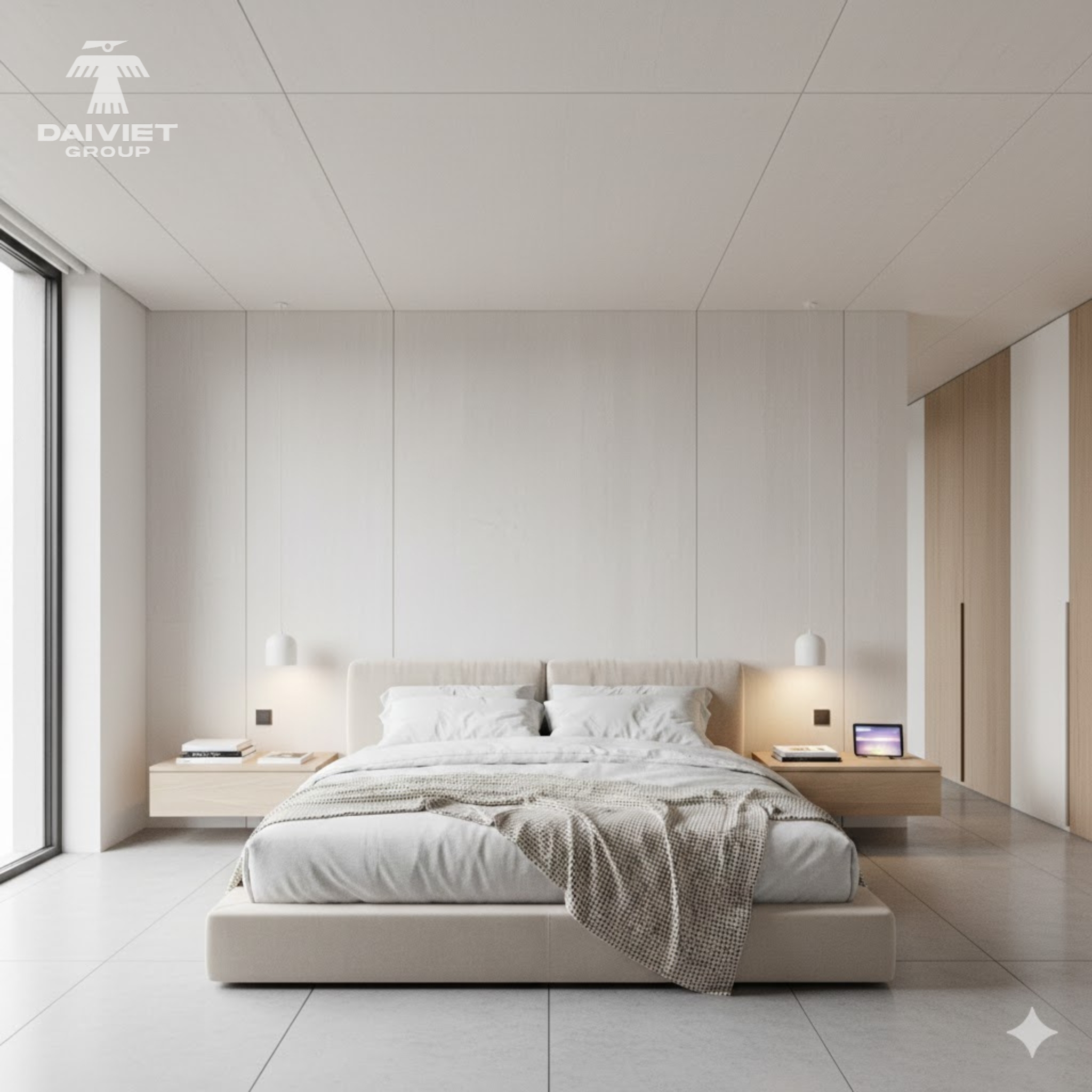 Ứng dụng tấm ốp than tre Casary cho trần nhà: Có bị chảy xệ không? Sai lầm thường gặp khi thi công 10 Phòng ngủ thanh lịch sang trọng