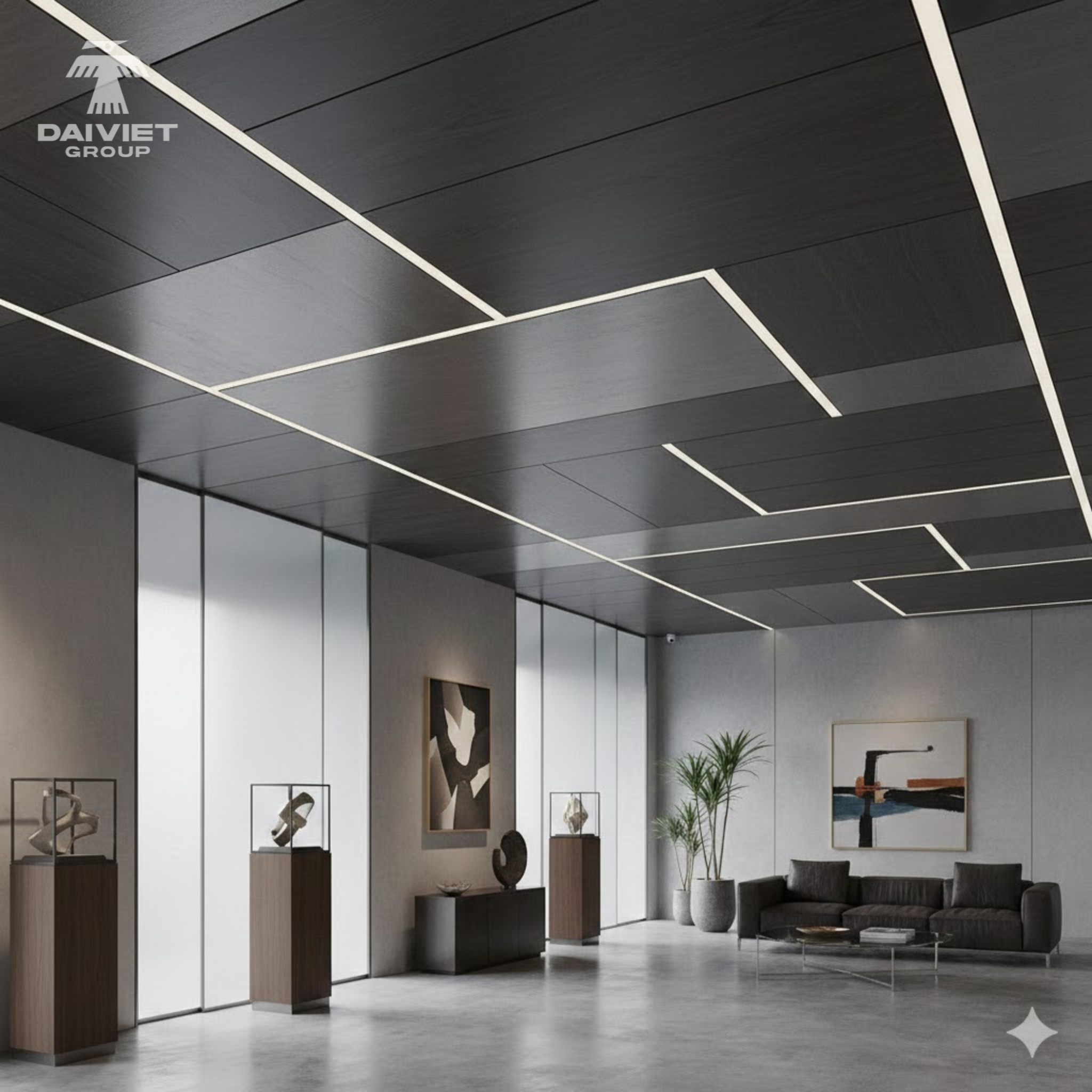 Ứng dụng tấm ốp than tre Casary cho trần nhà: Có bị chảy xệ không? Sai lầm thường gặp khi thi công 15 Ứng dụng tấm ốp than tre dành cho trần nhà