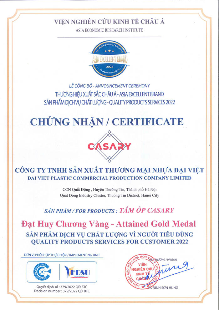 Trang chủ 79 Chứng nhận Top 10 Casary