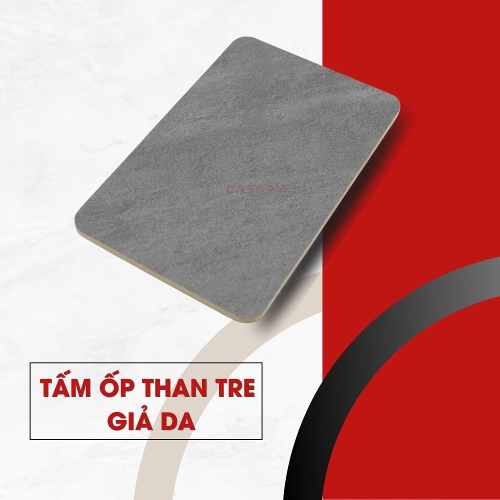 Tấm ốp than tre giả da