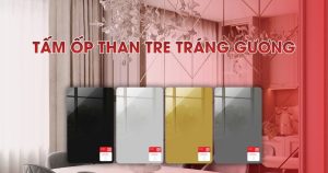 Tấm ốp than tre tráng gương