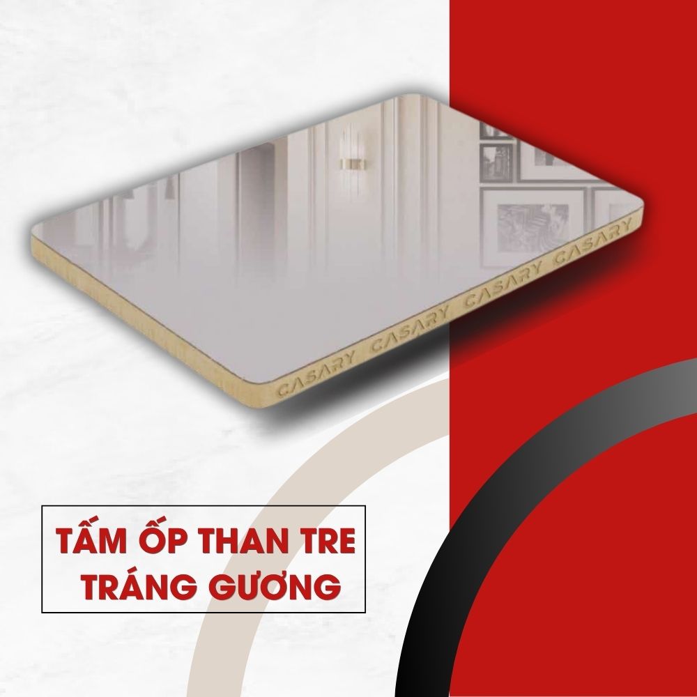 Tấm ốp than tre mặt gương