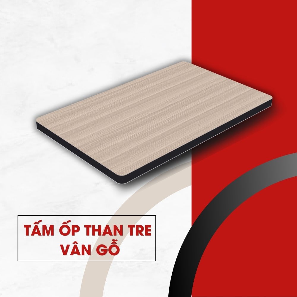 Tấm ốp than tre vân gỗ
