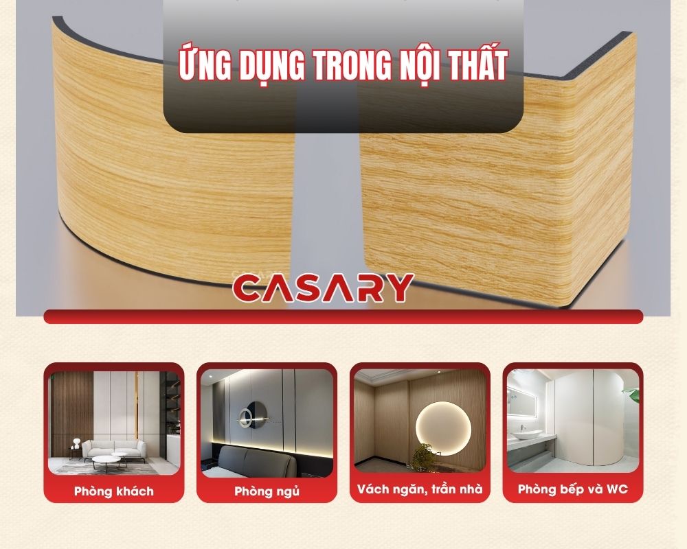 Ứng dung của tấm ốp than tre Hà Nội trong nội thất