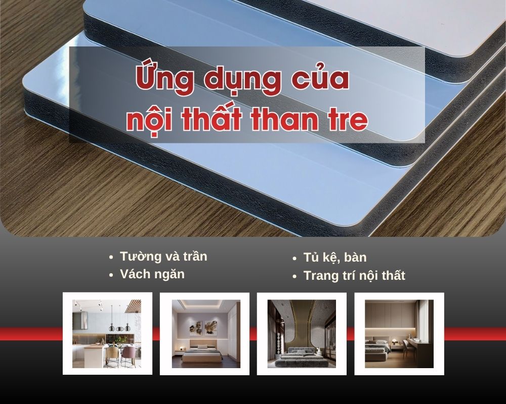 Ứng dụng của nội thất than tre trong không gian sống