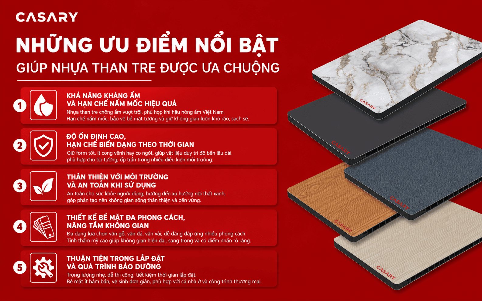 Nhựa than tre là gì? Giải pháp ứng dụng nhựa than tre trong không gian nội thất? 3 Ưu điểm của tấm nhựa than tre