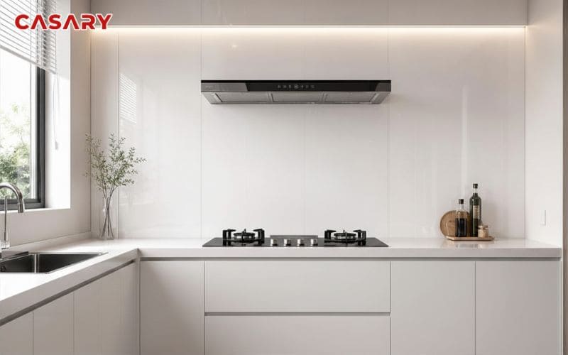 Tấm ốp than tre Nha Trang ứng dụng cho khu vực bếp