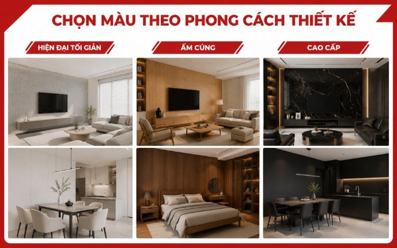 Chọn bảng màu tấm ốp than tre Casary theo từng phong cách thiết kế riêng biệt