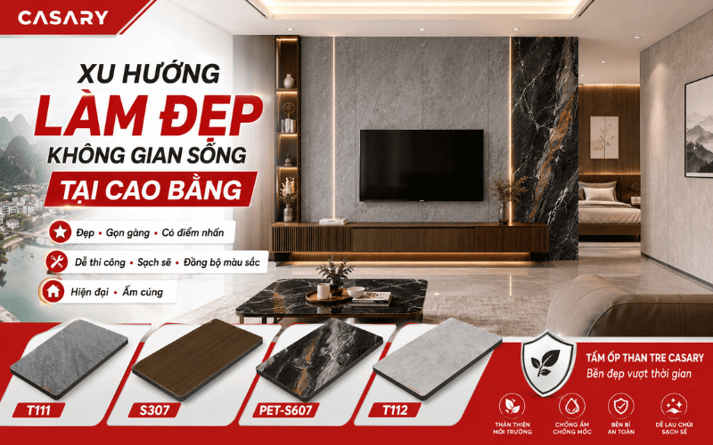 Xu hướng làm đẹp không gian sống tại Cao Bằng
