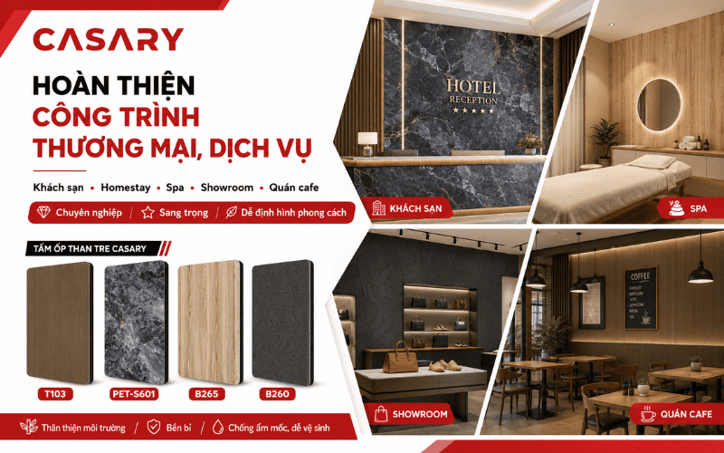Nhu cầu hoàn thiện công trình thương mại, dịch vụ