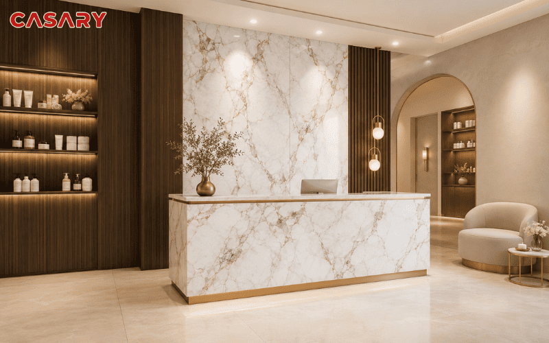 Tấm ốp than tre cho showroom, shop, spa