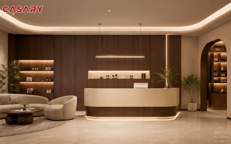 Ứng dụng cho khu vực lễ tân