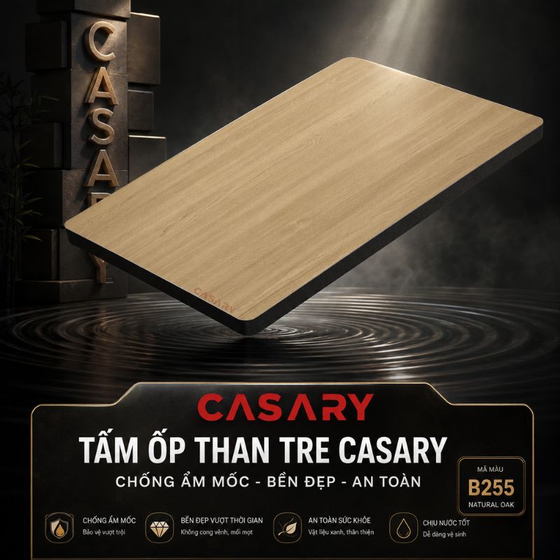 Tấm ốp Casary đạt chuẩn chất lượng quốc tế siêu bền bỉ